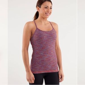 Lululemon Power Y Tank Size 8 Striped